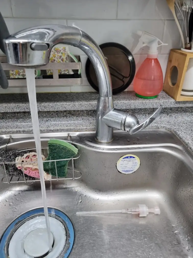 싱크대 막힘 작업 8